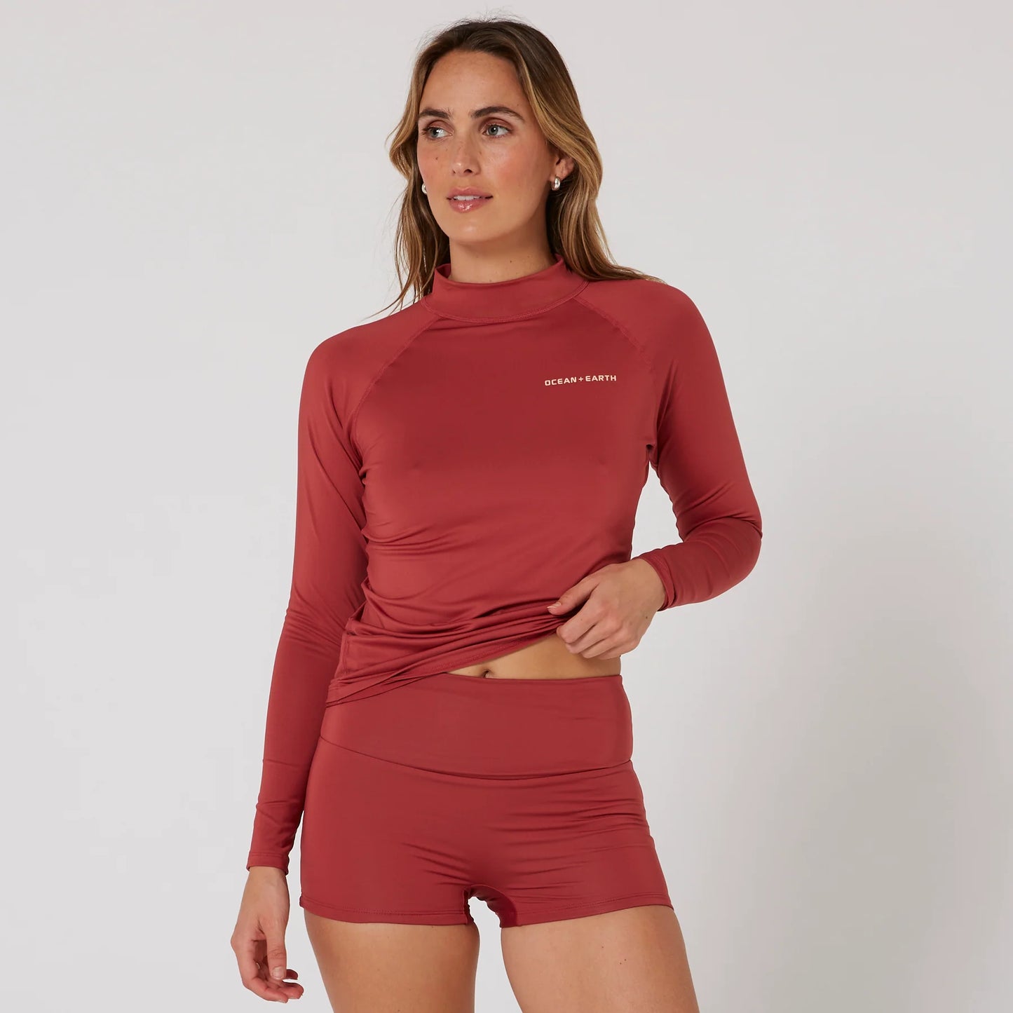 Ladies Waves Long Sleeve Rash Vest