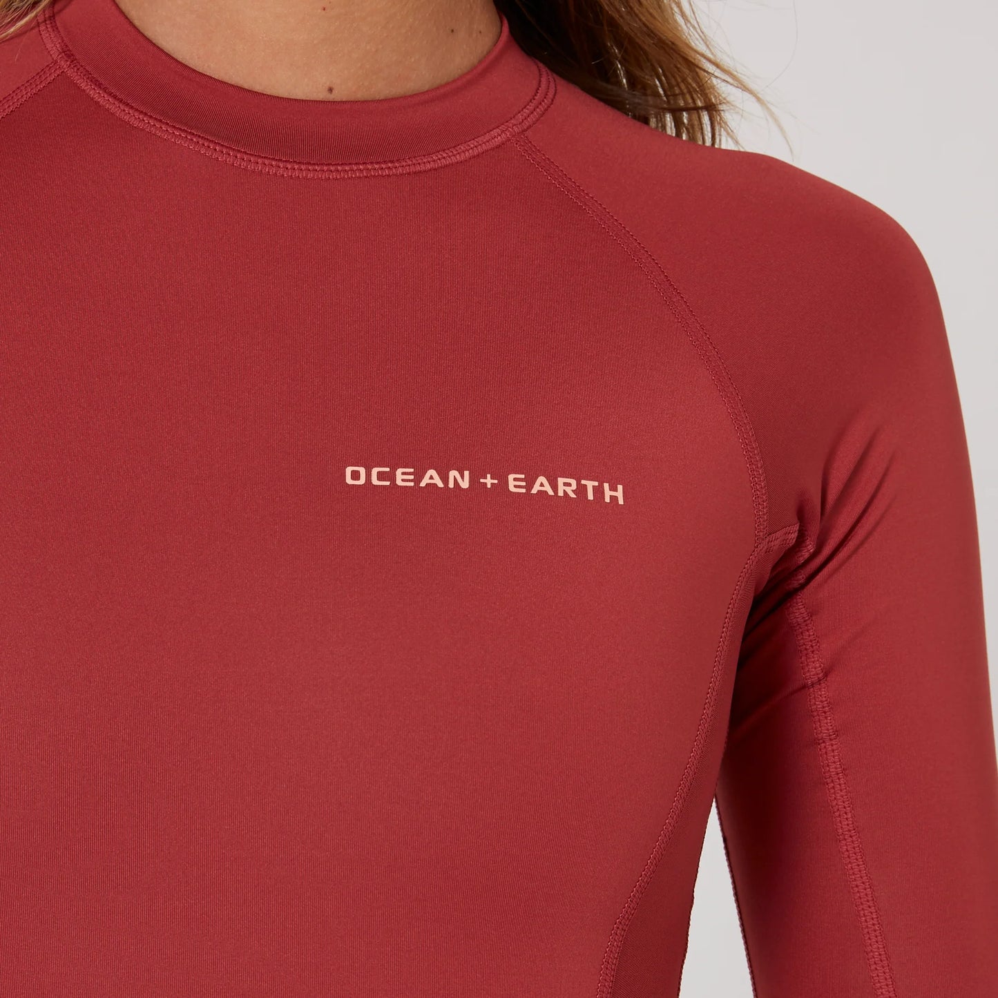 Ladies Oceana Long Sleeve Back Zip Lycra Suit