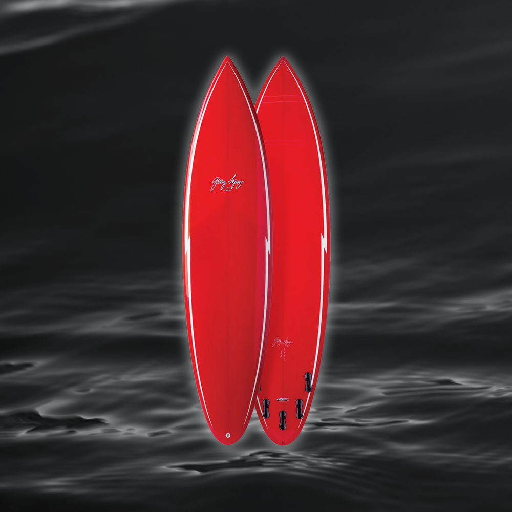 POCKET ROCKET - ROUNDED PIN - FUTURES - RED - 6'10